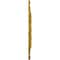 Ekena Millwork Durham Ceiling Medallion (Fits Canopies up to 4 1/4"), Hand-Painted Pharaohs Gold, 31"OD x 1 1/2"P CM31DUPGS - alternate 4